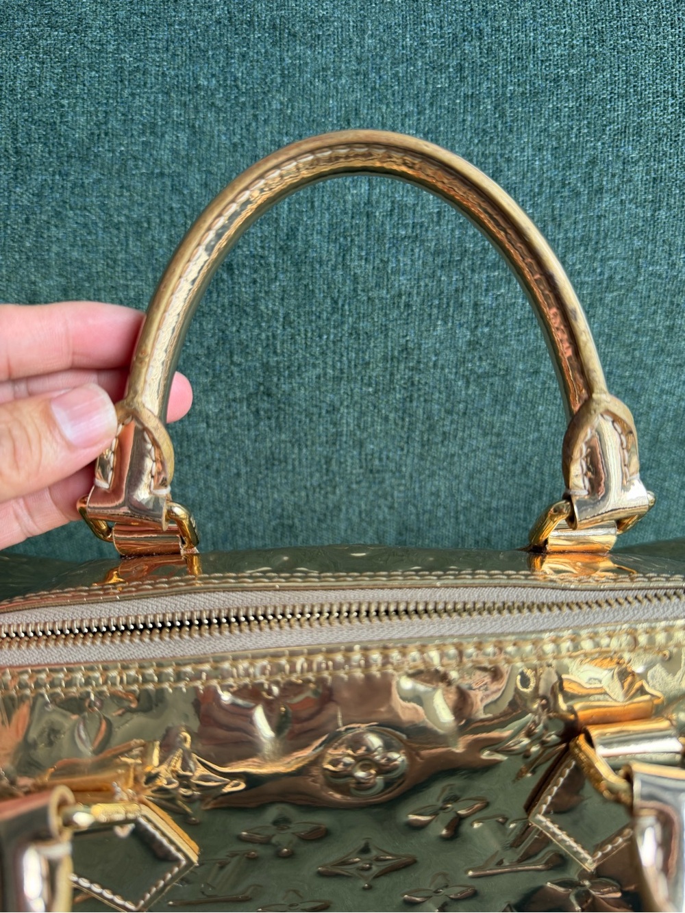 AUTH Louis Vuitton Speedy Miroir Size 30 - Picture 11 of 16
